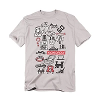 Logovision Men's Monopoly Icons T-Shirt