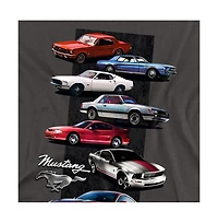 Logovision Men's Ford Mustang Stack T-Shirt
