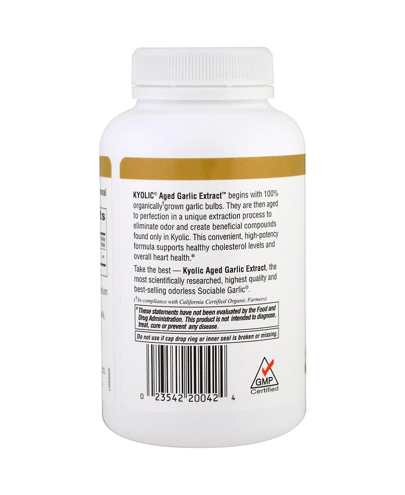 Kyolic Aged Garlic Extract Cardiovascular & Immune Reserve Formula 200