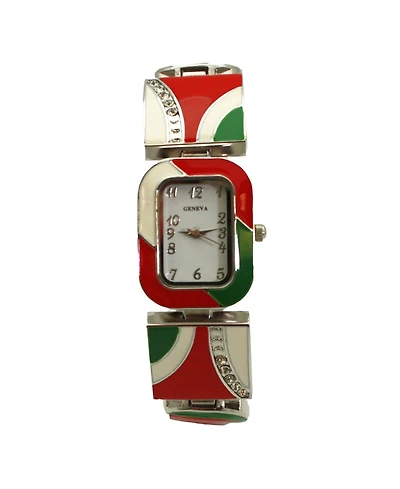 Olivia Pratt Christmas Colors Women Watch Bracelet