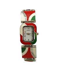 Olivia Pratt Christmas Colors Women Watch Bracelet