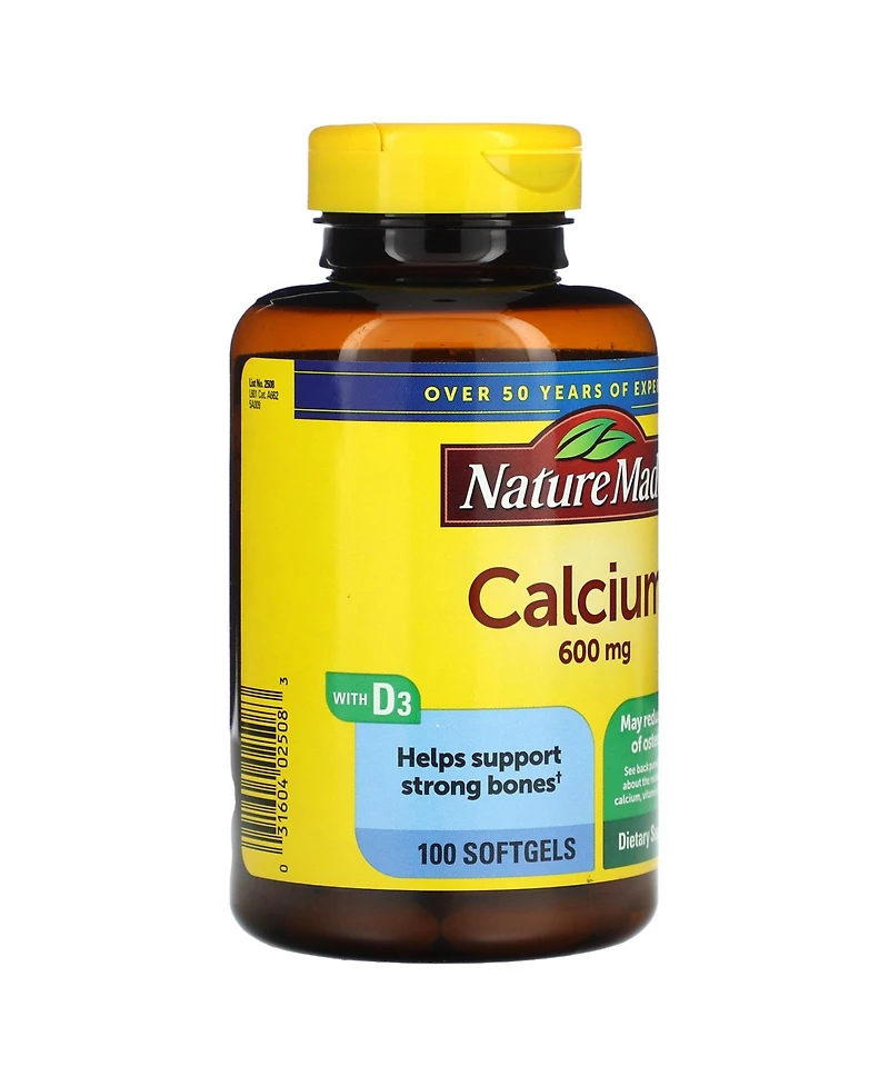 Nature Made Calcium with Vitamin D3 600 mg