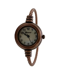 Olivia Pratt Pack #1 3 Pack Fashion Analog Bangle Cuff Wrist Bracelet Wire Bangle Women Watch