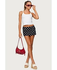 Edikted Women's Noreen Polka Dot Mini Skort