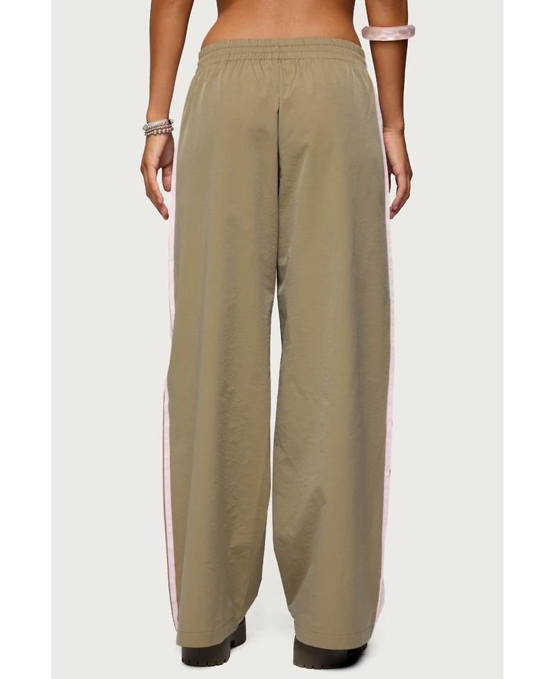 Edikted Women's Annabella Nylon Track Pants