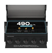 Performance Series FlavorMax 5-Burner Gas Grill - Black