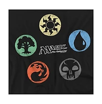 Logovision Men's Magic The Gathering 5 Colors T-Shirt