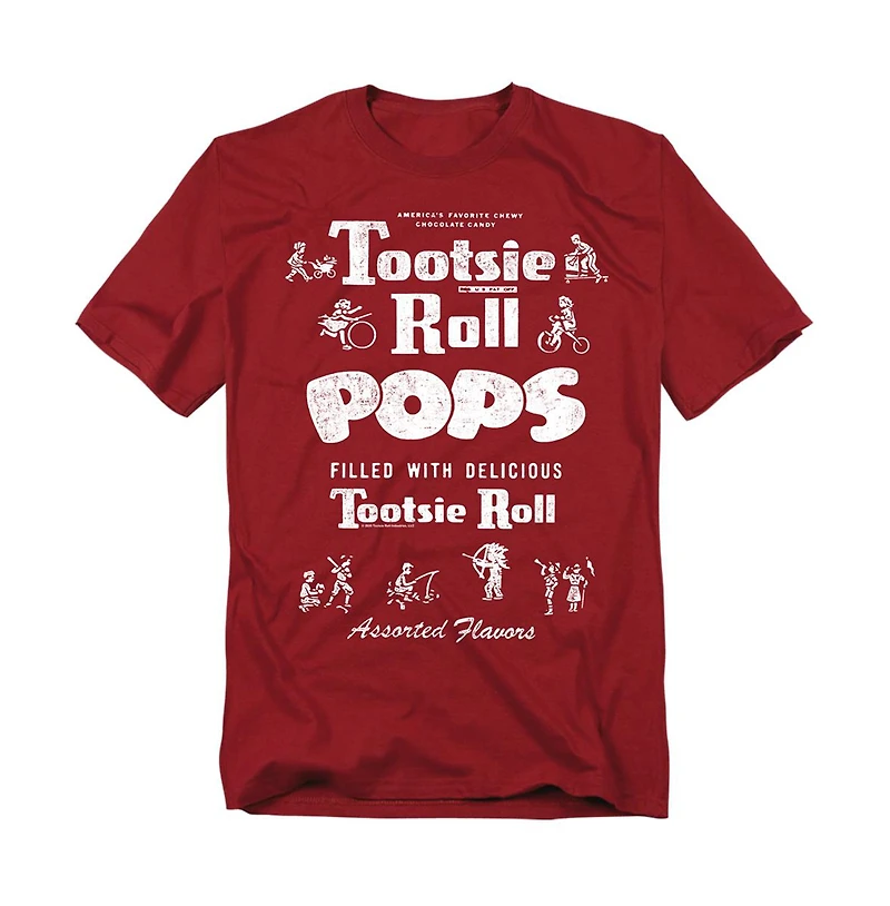 Logovision Men's Tootsie Roll Wrapper Icons T-Shirt