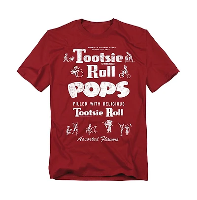 Logovision Men's Tootsie Roll Wrapper Icons T-Shirt