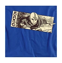 Logovision Men's Avatar The Last Airbender Illustrated Aang T-Shirt