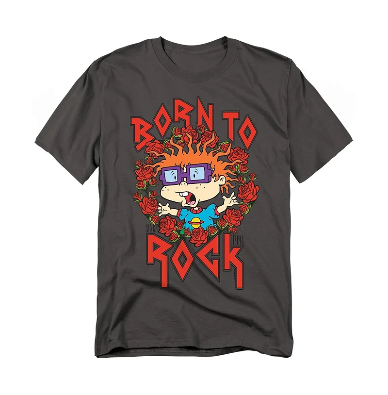 Logovision Men's Rugrats Chucky Was Born To Rock T-Shirt