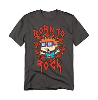 Logovision Men's Rugrats Chucky Was Born To Rock T-Shirt