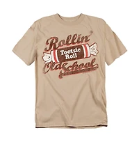 Logovision Men's Tootsie Roll Old School T-Shirt