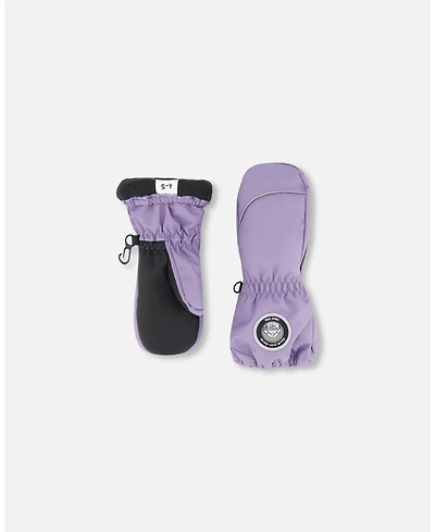 Deux par Girls Winter Mittens Play Purple Gray