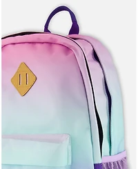 Deux par Deux Girl Kids Backpack Purple Gradient - Toddler|Child