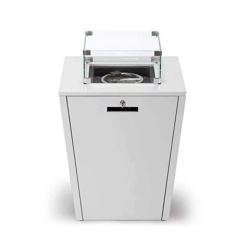 LeisureMod White Aluminum Outdoor Patio Chaise Lounge Chair