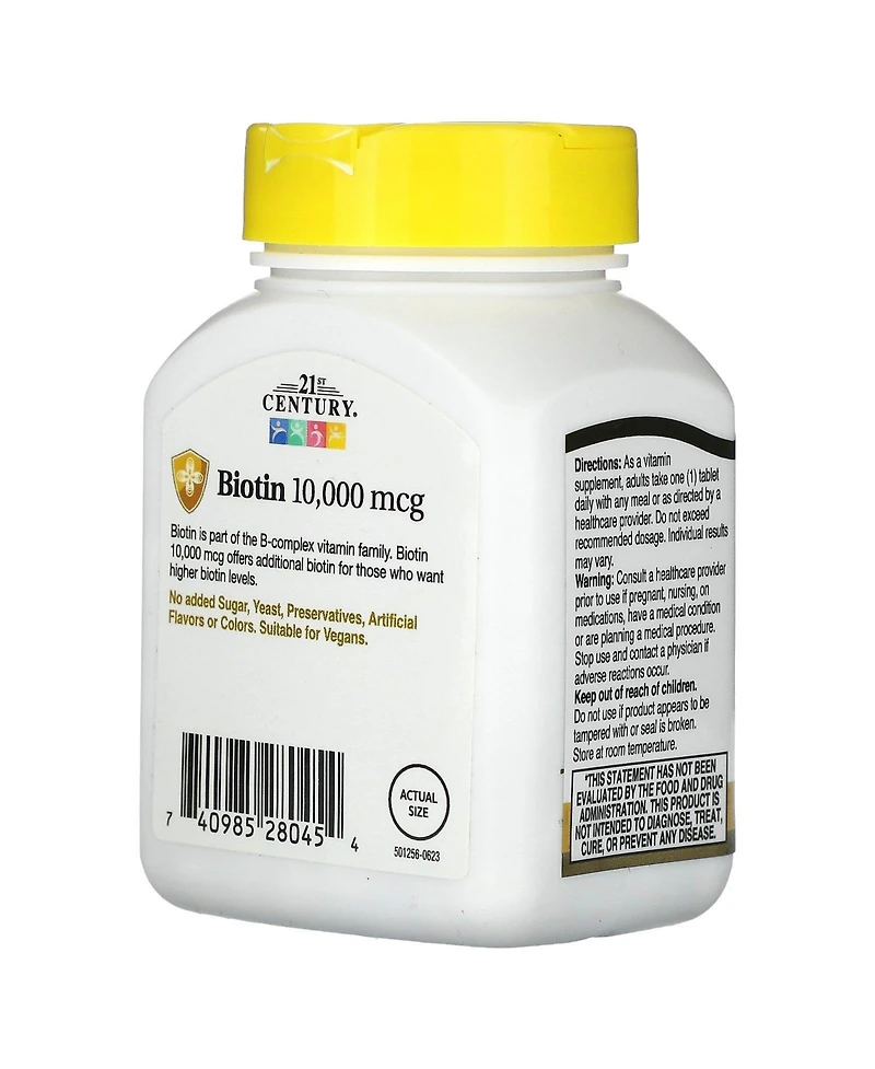 21st Century Biotin 10 000 mcg