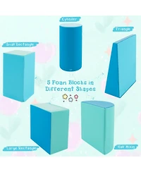 5-Piece Kids Climb and Crawl Activity Playset