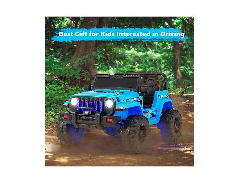 Akiudex 12V Kids Ride-On Jeep Car with 2.4G Remote Control