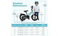 12 Inch Kids Bike for Ages 3-4 with Training Wheels