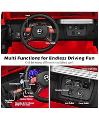 12V 2-Seater Ride-On Car Truck with Remote Control and Storage Room - Red