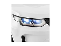 12V Kids Ride-On Car with Remote Control, Lockable Doors, Slow Start System, and Led Lights - White