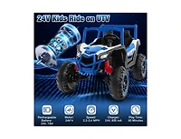 2-Seater Kids Ride-On Utv with 2.4G Remote Control for Children Over 3 Years - Navy