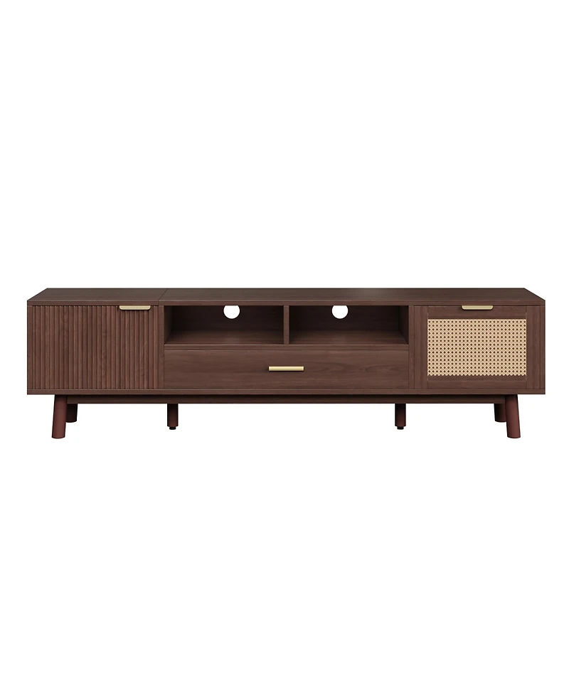 Casainc Modern Storage Cabinet Farmhouse Tv Stand