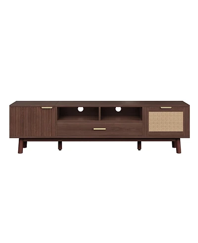 Casainc Modern Storage Cabinet Farmhouse Tv Stand