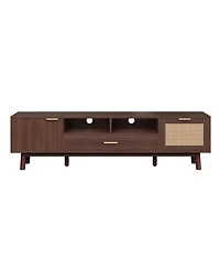 Casainc Modern Storage Cabinet Farmhouse Tv Stand
