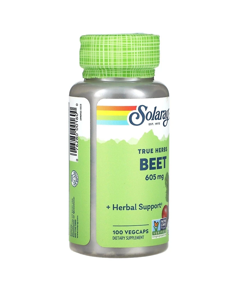 Solaray True Herbs Beet 605 mg - 100 VegCaps