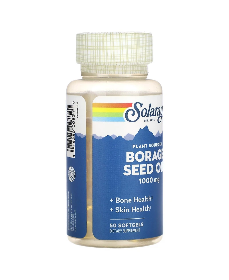 Solaray Borage Seed Oil 1 000 mg
