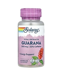 Solaray Vital Extracts Guarana - 60 Vegcaps