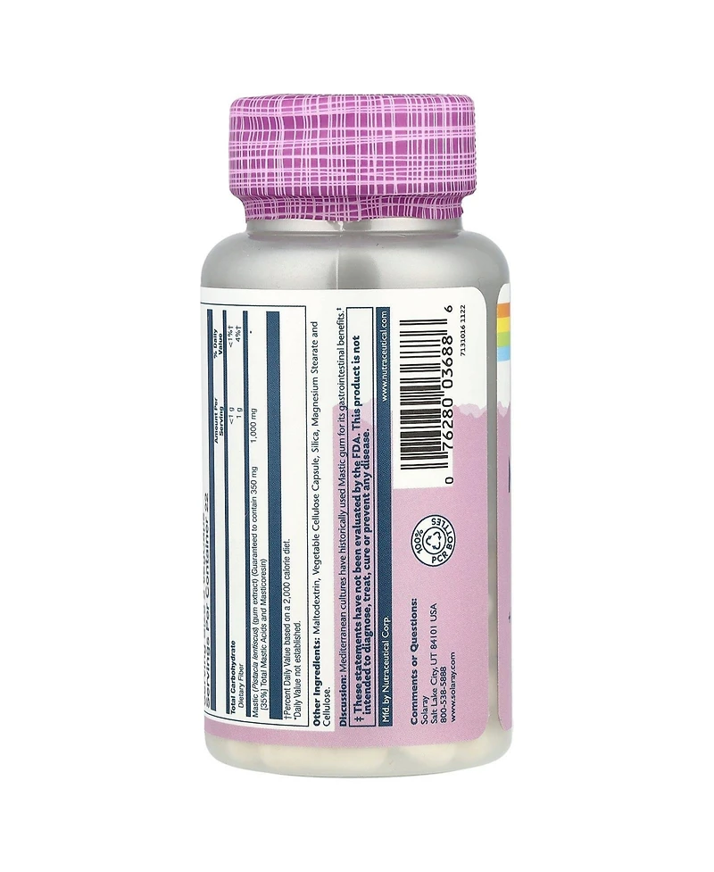 Solaray Vital Extracts Mastic Gum - 45 VegCaps (500 mg per Capsule)
