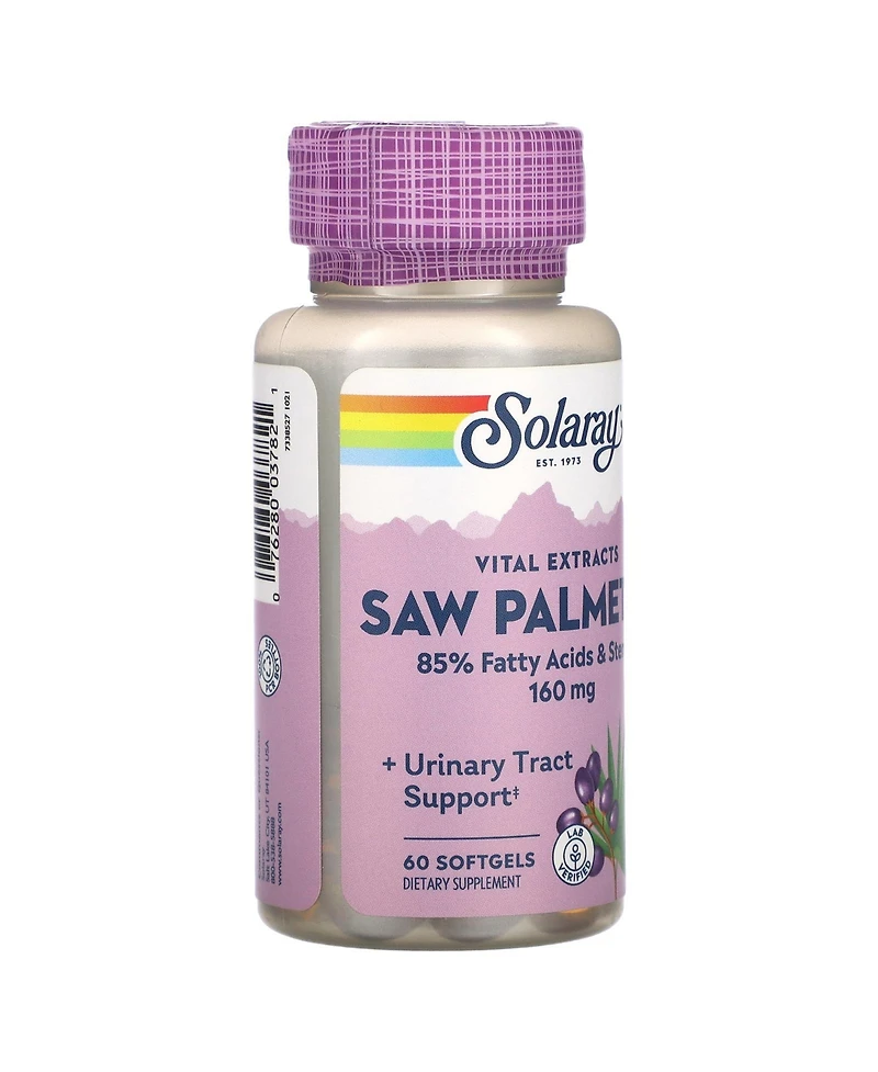 Solaray Vital Extracts Saw Palmetto 160 mg