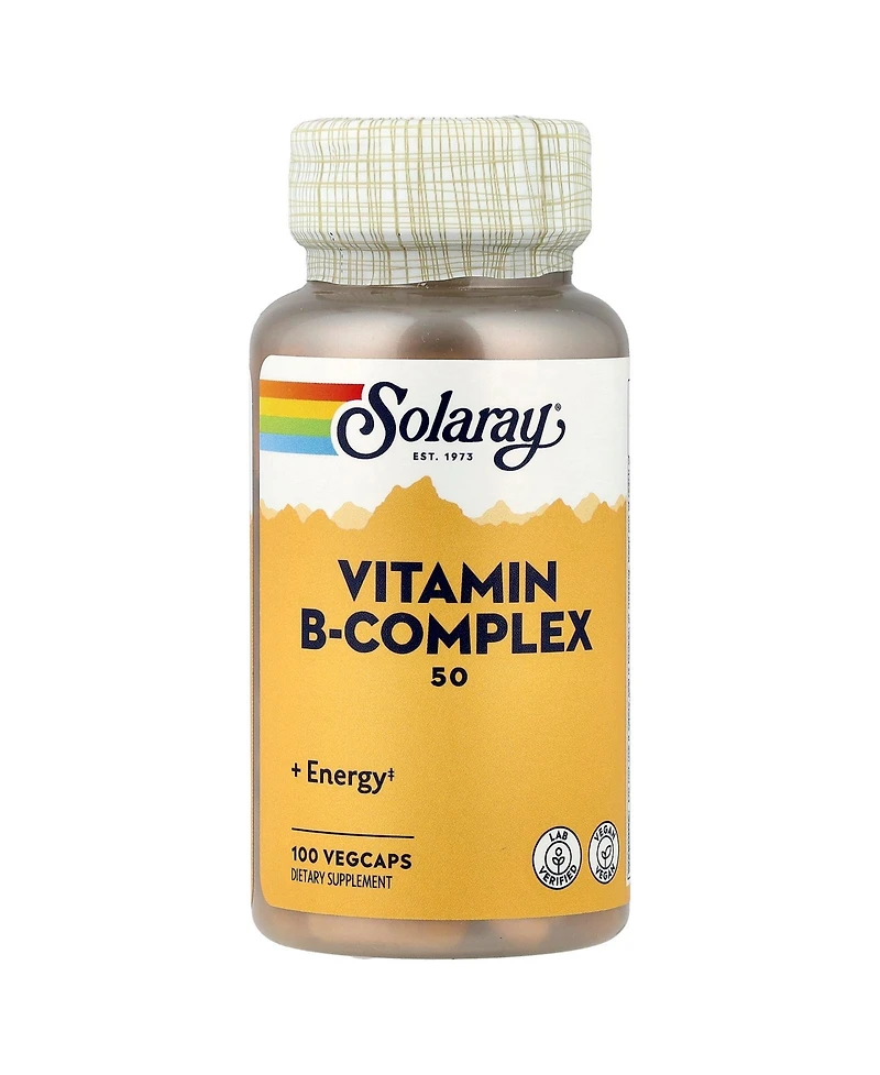 Solaray Vitamin B-Complex 50 - 100 VegCaps