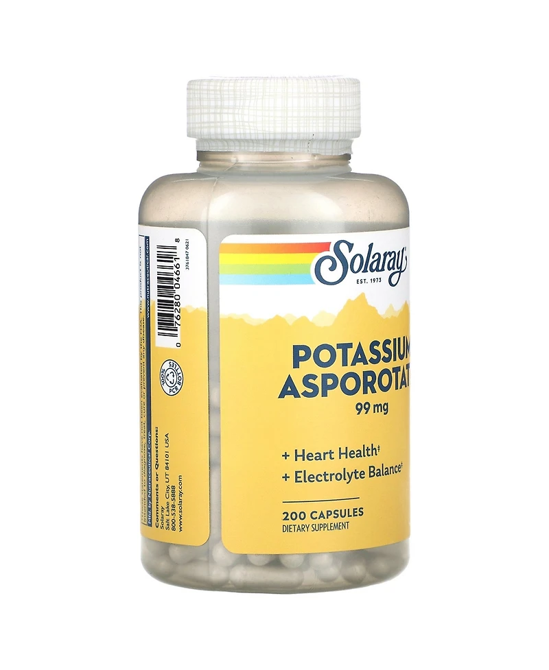 Solaray Potassium Asporotate 99 mg