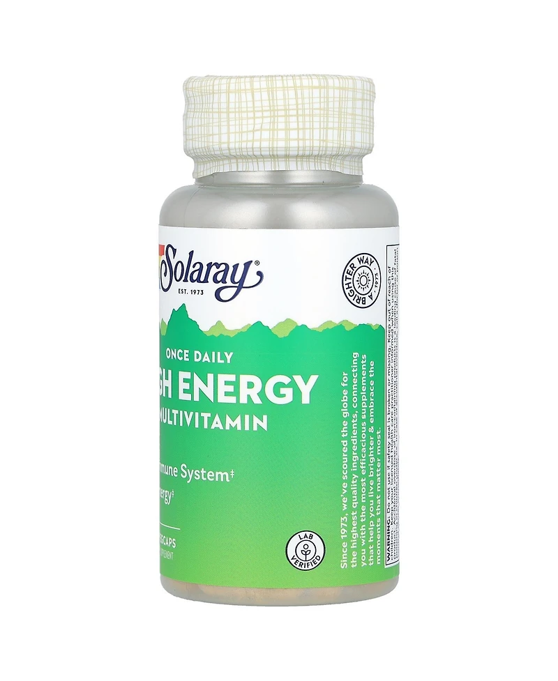 Solaray Once Daily High Energy Multivitamin