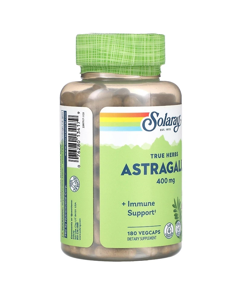 Solaray True Herbs Astragalus 400 mg