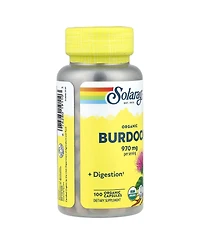 Solaray Organic Burdock - 100 Organic Capsules (485 mg per Capsule)