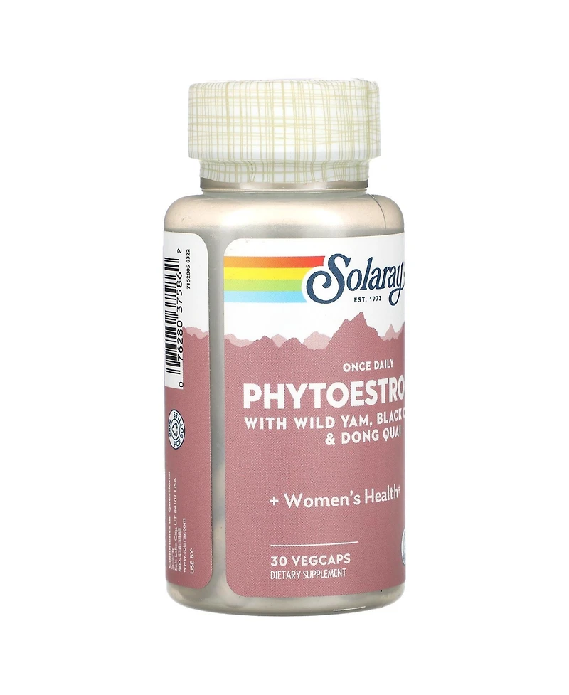 Solaray Phytoestrogen with Wild Yam Black Cohosh & Dong Quai