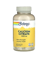 Solaray Calcium Citrate - 240 VegCaps (250 mg per Capsule)