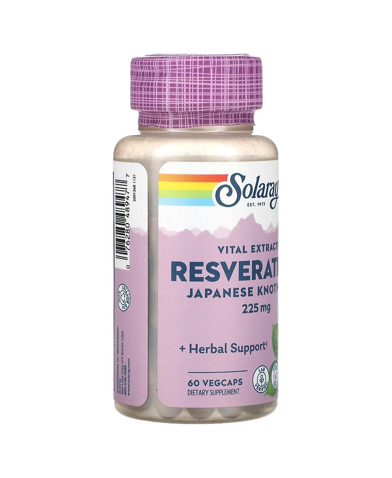 Solaray Vital Extracts Resveratrol Japanese Knotweed 225 mg