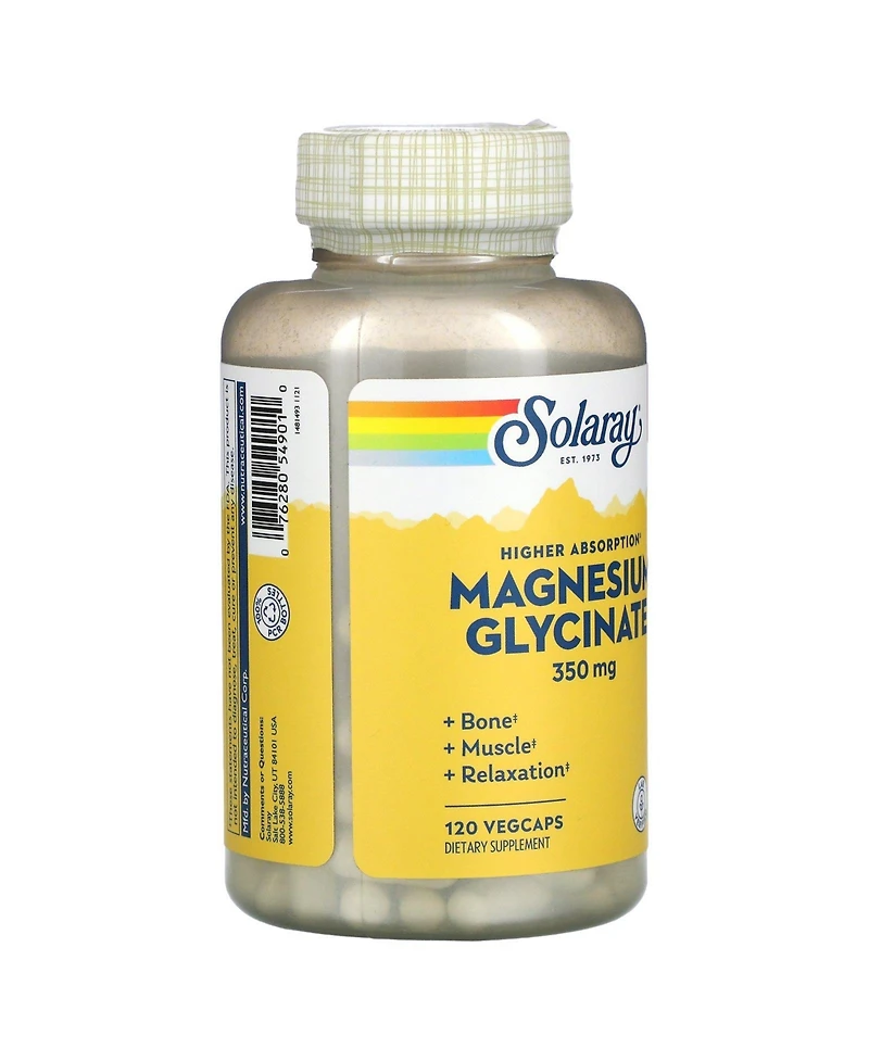 Solaray High Absorption Magnesium Glycinate 350 mg