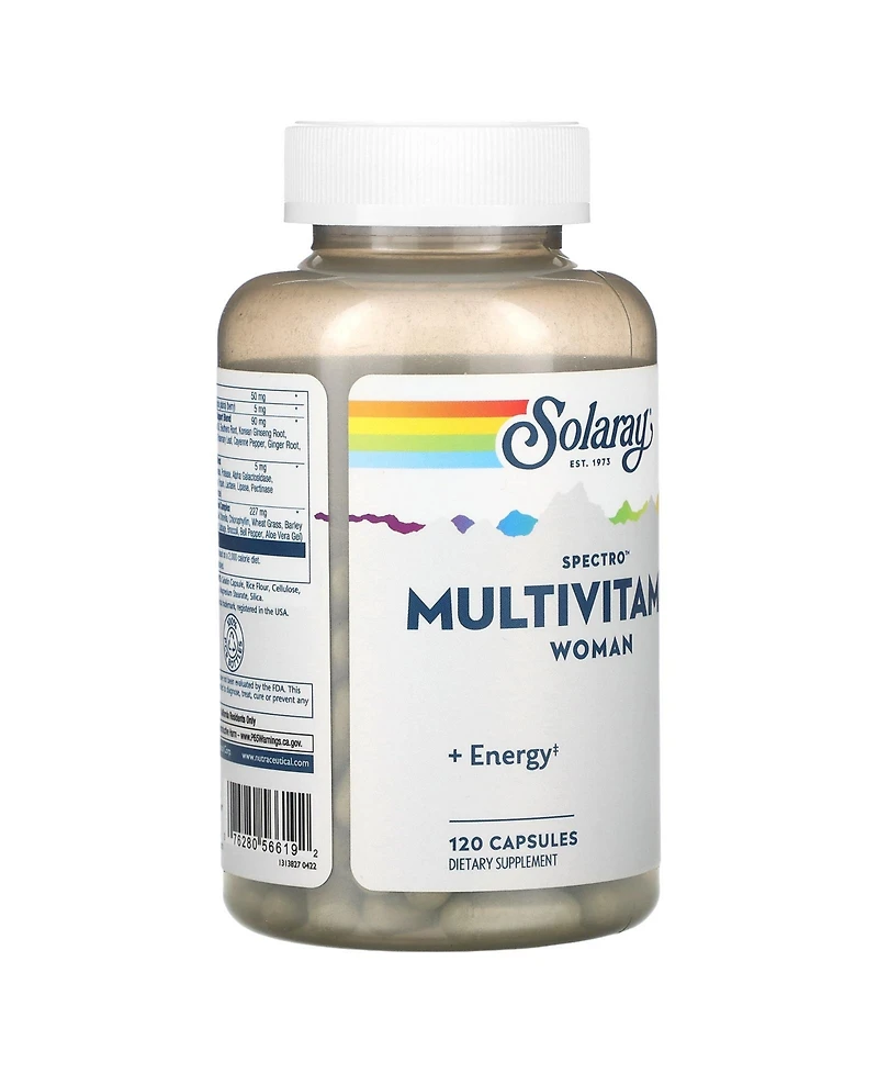 Solaray Spectro Multivitamin Woman - 120 Capsules