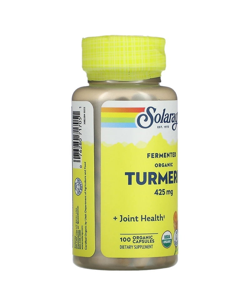 Solaray Fermented Organic Turmeric 425 mg
