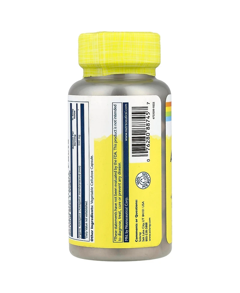 Solaray Astragalus 550 mg - 100 VegCaps