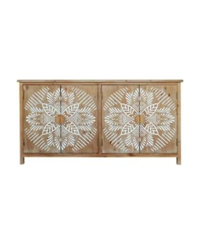 Casainc 60 X22 Wood Storage Cabinet With 4 Doors