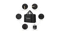 Travel Duffel Bag Foldable Weekender Overnight Bag for Men Women Lightweight Carry on Tote Bag For Spirit Airlines