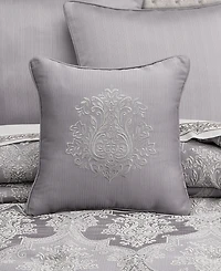J Queen New York Mary Embroidered Decorative Pillow, 18" x 18"